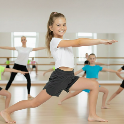 Girls Cape Sleeve Crop Top