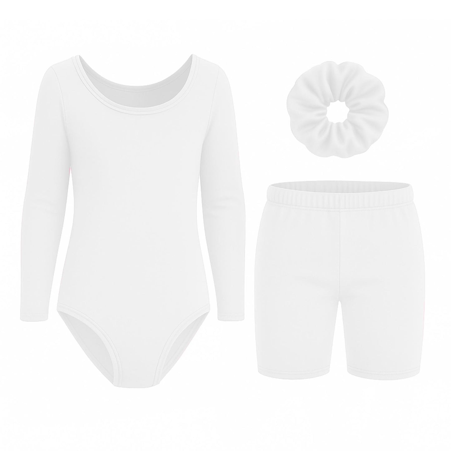 Long Sleeve Bodysuit and shorts Set