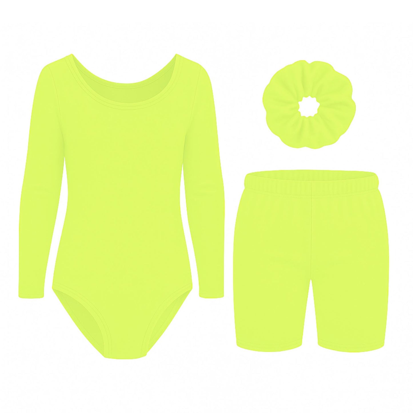 Long Sleeve Bodysuit and shorts Set